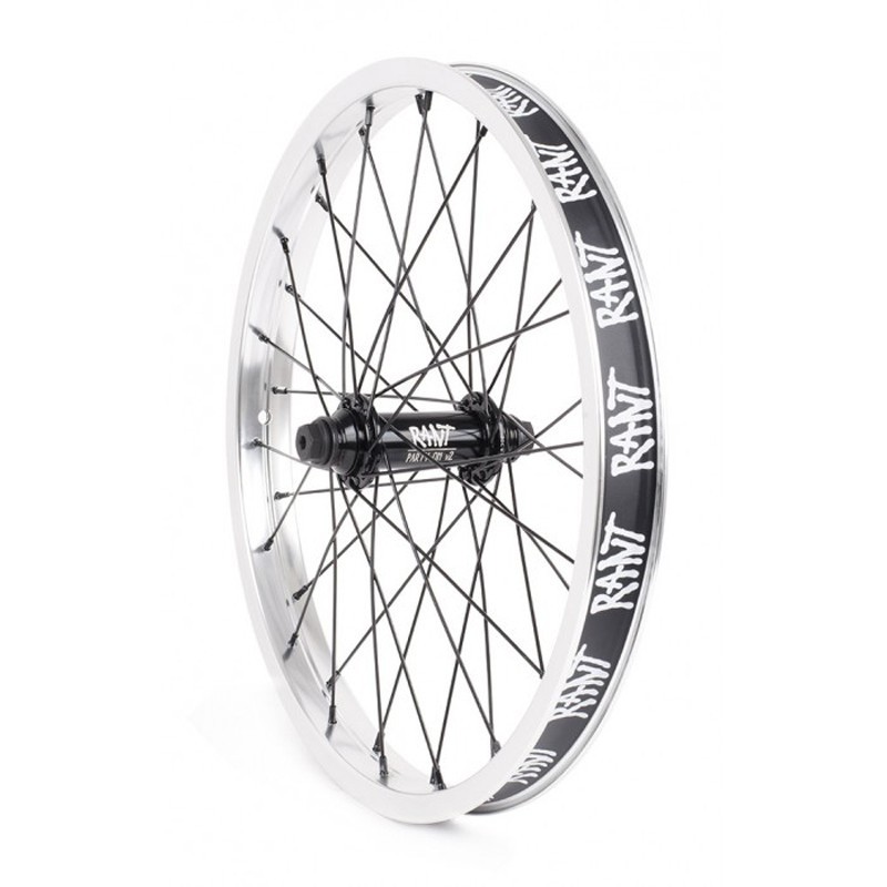 ROUE AVANT BMX 18'' RANT PARTY ON V2 ARGENT